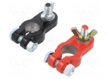 Battery clamps | french | rechargeable battery 12V