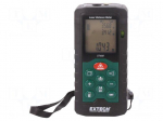 Distance meter | LCD | 0.05&divide;40m | Meas.accur: &plusmn;2mm | 100g | Meter: laser