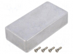 Enclosure: multipurpose | X: 50mm | Y: 100mm | Z: 25mm | 1590W | aluminium