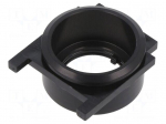 Button holder | 22mm | 61 | &Oslash;22.3mm | Face dim: &Oslash;25mm | Body: black