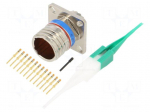 Connector: military | socket | male | PIN: 13 | straight | crimped | 5A