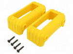 Silicone protector | thermoplastic rubber | Colour: yellow | 2pcs.