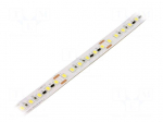 LED tape | white cold | 2835 | LED/m: 120 | 12mm | white PCB | IP20 | 120&deg;