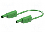 Test lead | 32A | banana plug 4mm,both sides | Urated: 1kV | Len: 2m