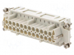 Connector: HDC | contact insert | female | GWconnect | PIN: 24 | 16A