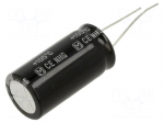 Capacitor: electrolytic | THT | 22000uF | 6.3VDC | &Oslash;18x35.5mm | &plusmn;20%
