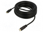 Cable | HDMI plug,both sides | 4K,UHD 2160p | 20m | black