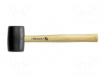 Hammer | 900g | round | wood (ash) | with a soft-face