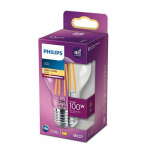 PHILIPS LED stikla 100W E27 Silti balta 2700K A60 caurspīdīga NDreflektora spuldze 8718699763015 929002026155