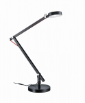 Trio Amsterdam LED table lamp clip black gaismeklis 527920102 4017807276053