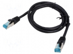 Patch cord | F/UTP | Cat: 5e | RJ45 plug,both sides | stranded | Cu | 10m