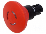 Switch: emergency stop | 22mm | Stabl.pos: 2 | red | IP66,IP67,IP69K