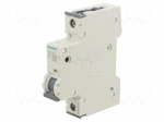 Circuit breaker | 230/400VAC | Inom: 3A | Poles: 1 | Charact: C | 10kA