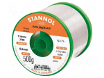 Tin | lead free | Sn96,5Ag3Cu0,5 | 0.5mm | 500g | reel | 2.7% | Flux: SW26