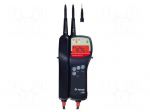 Tester: electrical | LCD | VAC: 12&divide;1000V | VDC: 12&divide;1500V | 10m&Omega;&divide;1M&Omega;