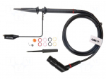 Probe: for oscilloscope | passive | 25MHz | Uin max: 600V | Trans: 10: 1