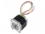 Motor: DC | 2-phase,stepper,unipolar | 24VDC | step 1,8&deg; | 0.83Nm | 2A
