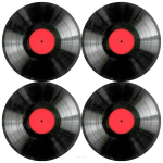 Uued tooted // Zestaw podkładek na st&oacute;ł okrągłych 4D - VINYL&nbsp;