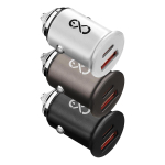 Uued tooted // EXC Mobile ładowarka samochodowa CUTE PRO, USB+PD, 30W, kolor mix
