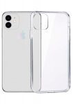 Back panel cover Evelatus Apple iPhone 12/12 Pro Clear Silicone Case 1.5mm TPU Transparent