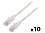 Patch cord | U/UTP | Cat: 5e | RJ45 plug,both sides | stranded | CCA