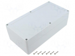 Enclosure: multipurpose | X: 120mm | Y: 240mm | Z: 75mm | ZP | light grey