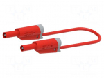 Test lead | 36A | banana plug 4mm,both sides | Urated: 1kV | Len: 1m
