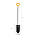 FISKARS SOLID+ XL SHARP SPADE LONG SHAFT