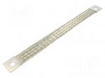 Braids | earthing tape | W: 40mm | 95mm2 | &Oslash;1: 17mm | &Oslash;2: 17mm | 330A | KT