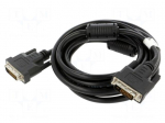 Cable | DVI-D (24+1) plug,both sides | dual link | QHD 1440p | 3m