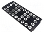 Electronic components tray | ESD | 320x135mm | black | 150&deg;C | LQFP