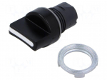 Switch: rotary | 22mm | Stabl.pos: 2 | black | none | IP65 | prominent