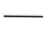 TULIP IC SOCKET, SINGLE STRIP ROW 36 CONTACTS, PITCH = 2.54mm