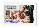 myFirst Live digital photo frame White 25.6 cm (10.1") Touchscreen Wi-Fi