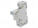 Fuse holder | 14x51mm | for DIN rail mounting | 63A
