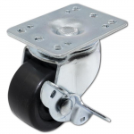 Qoltec Castors with brake for racks 19''| 4pcs.