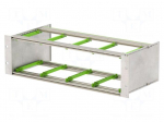 Enclosure: mounting rack | Standard: 19" | 3U | Z: 132.5mm | X: 482.6mm