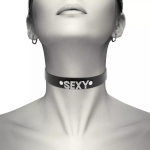 COQUETTE CHIC DESIRE - SEXY VEGAN LEATHER CHOKER
