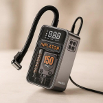 Portable Smart Air Pump iKaku KSC-1154 &mdash; portable electric inflator, compact rechargeable unit