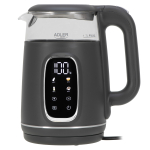 Adler Kettle with LED Display | AD 1305 | Electric | 2200 W | 1.7 L | Plastic | 360&deg; rotational base | Grey