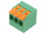 Connector: PCB terminal block | terminal | 41A | 1kV | straight | green