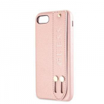 Back panel cover Guess - iPhone 7/8/SE2020 Saffiano Strap Case Rose