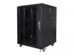 Lanberg | Rack cabinet 19" free-standing 15U/600x600 (flat pack) | FF01-6615-12B | Black