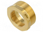 Splice terminal: adapter | male-female,reductive | brass CW617N