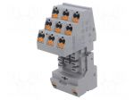 Socket | for DIN rail mounting | -40&divide;85&deg;C | 43x90x111mm