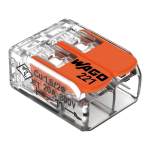 Uued tooted // Złączka Wago 2-torowa, model: 221-412, od 0,20-4,00mm?, 5 szt