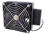 Blower heater | 400W | IP20 | for DIN rail mounting | 119x151x47mm