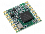 Module: transceiver | RF | FSK,GFSK,GMSK,LoRa,MSK,OOK | 433.92MHz