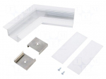 Connector 120&deg; | white | aluminium | Application: VARIO30-05