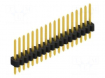 Connector: pin strips | pin header | male | PIN: 18 | THT | 1.5A | 125V
